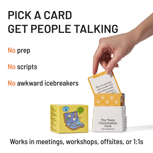 The Team Conversation Deck - Break down silos and spark authentic conversations