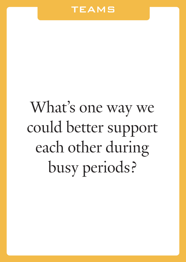 The Team Conversation Deck - Break down silos and spark authentic conversations