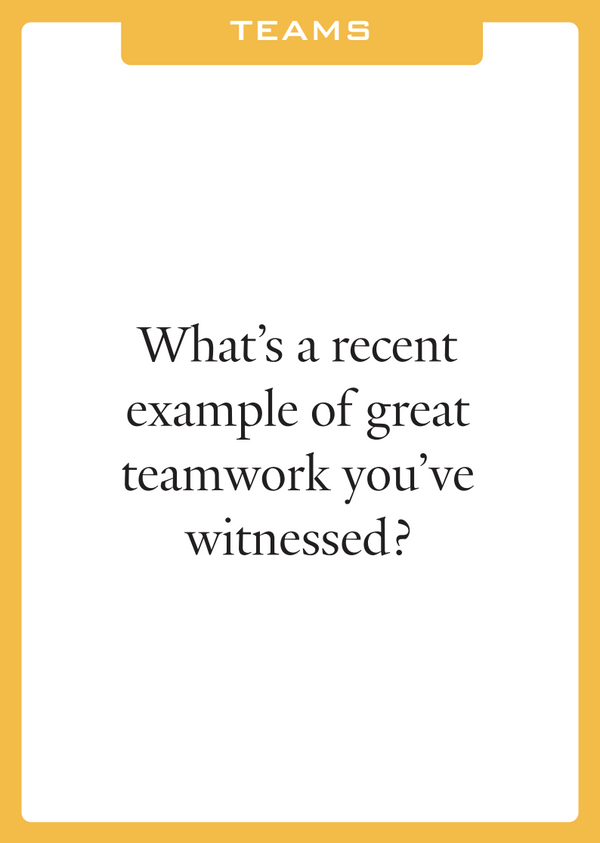 The Team Conversation Deck - Break down silos and spark authentic conversations